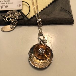 Karyn Chopik Silver/Bronze Necklace